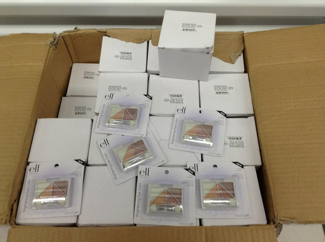 Case of brand new elf eyeshadow 282 pieces: Case of brand new elf eyeshadow 282 pieces