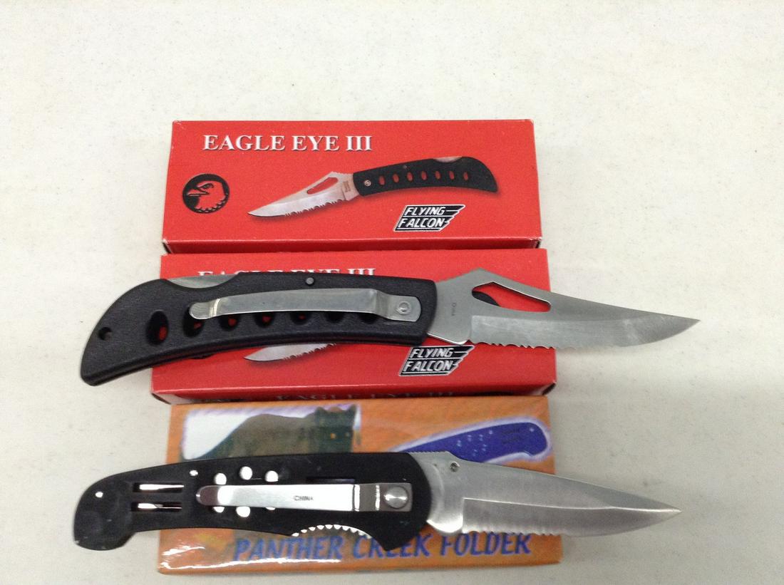 lot of three pocket knives (1 of 1)