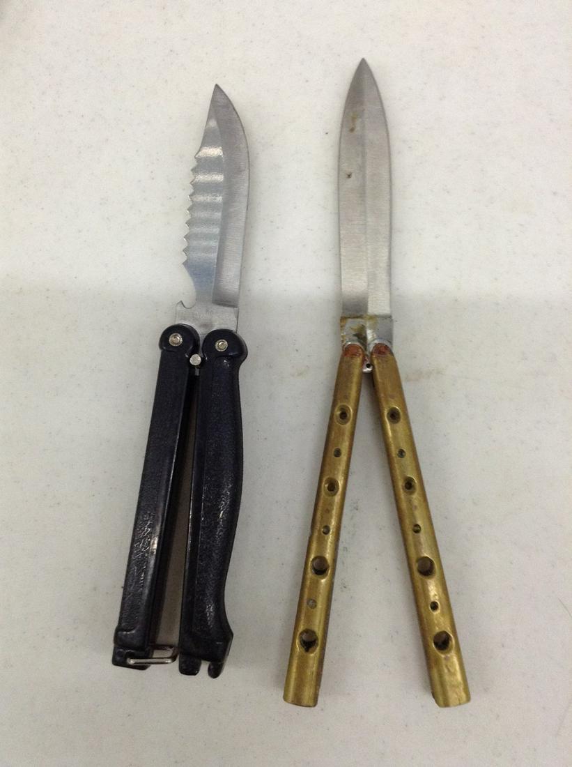 lot of two butterfly knives (1 of 1)