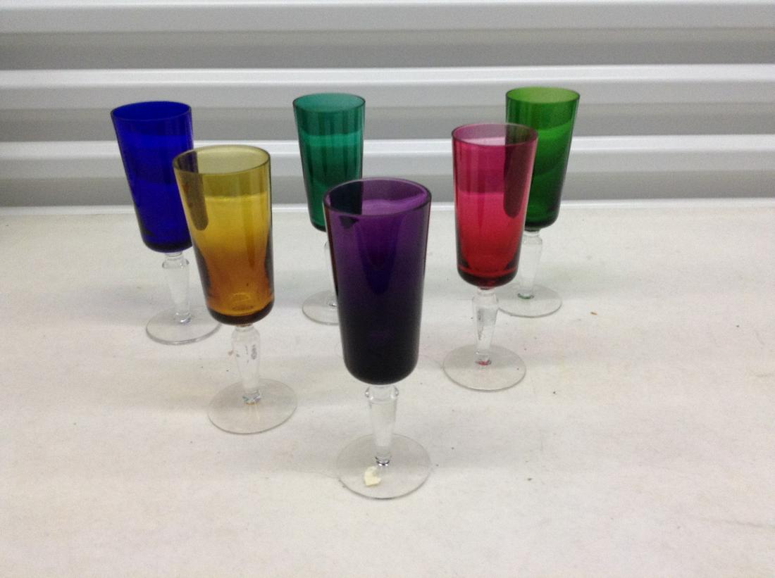Colored crystal stemware (1 of 1)