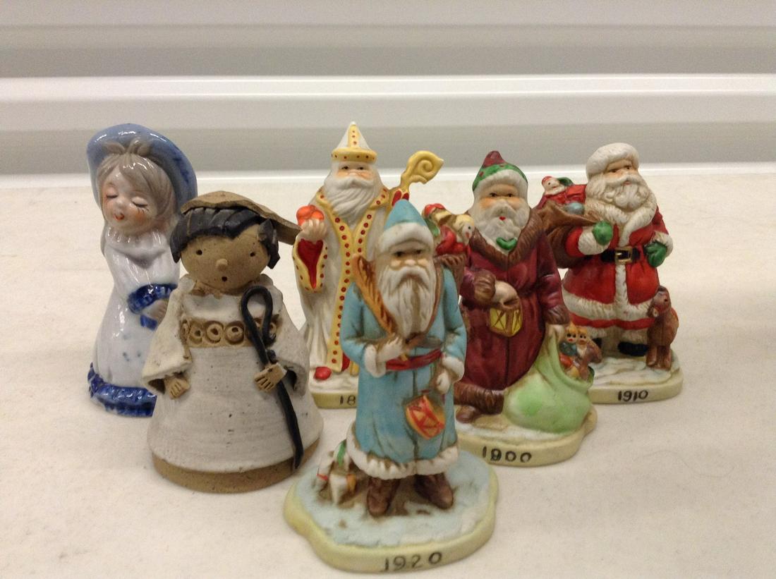 Lot of Various Ceramic Statues (1 of 1)