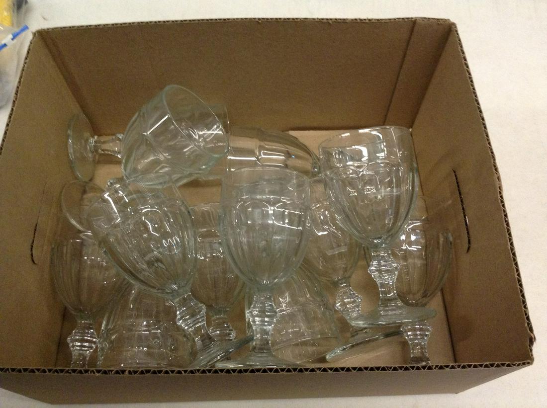 Set of 12 Duratuff USA water goblets: Set of 12 Duratuff USA water goblets