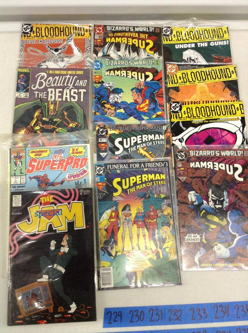 Lot od DC No Bloodhound and Superman Comics: Lot od DC No Bloodhound and Superman Comics