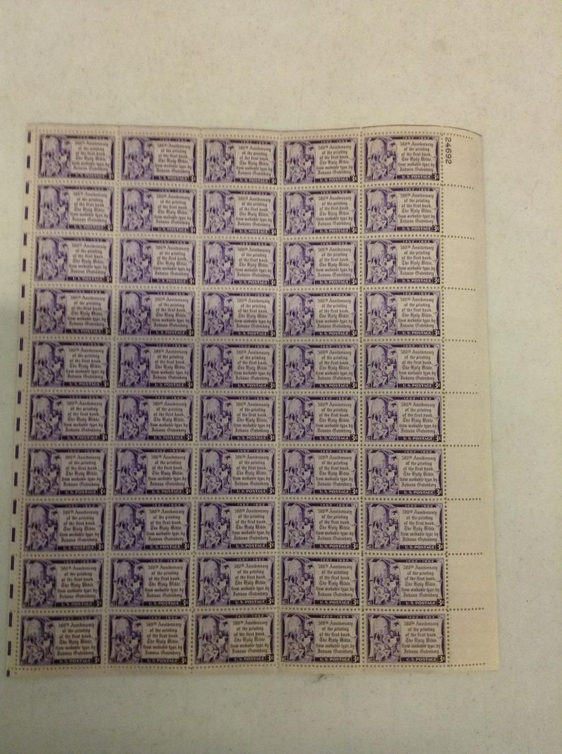 1952 500th Anniversary Printing of First Book 3 Cent (1 of 1)