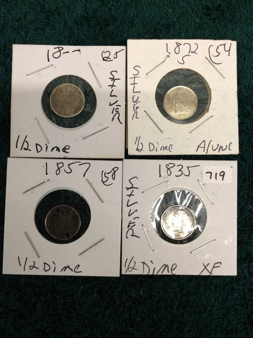 1835 Silver Half Dimes: 1835 Silver Half Dimes