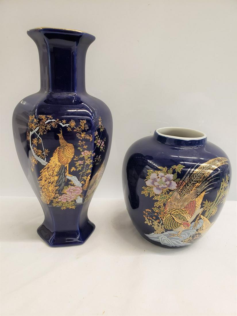 two handpainted asian vases (1 of 1)