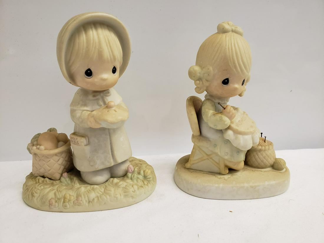 Two precious moment figures: Two precious moment figures