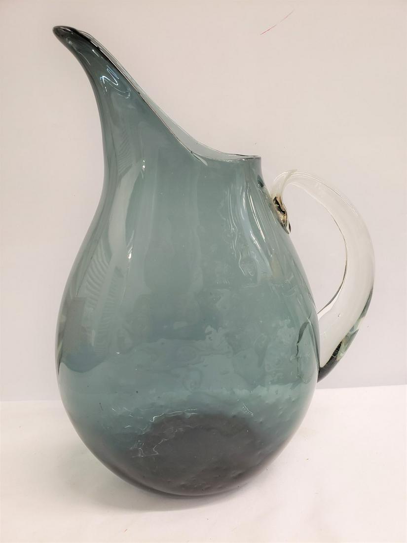 Large heavy glass pitcher (1 of 1)