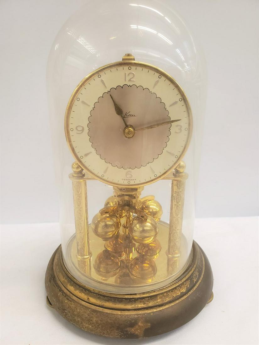 Vintage kern german glass dome clock - this has not (1 of 1)