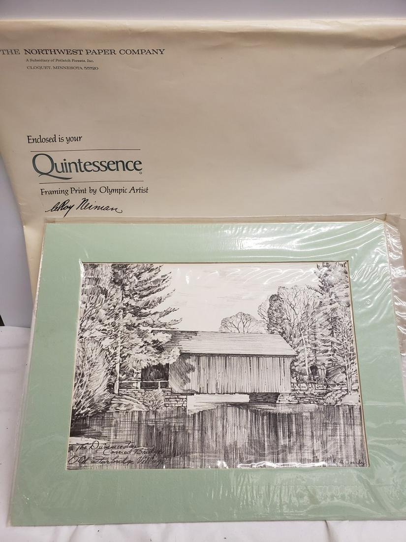 signed vintage pencil artwork (1 of 1)