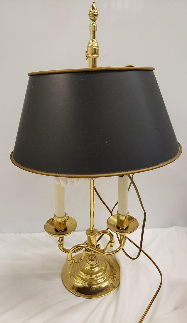Vintage brass student lamp (1 of 1)