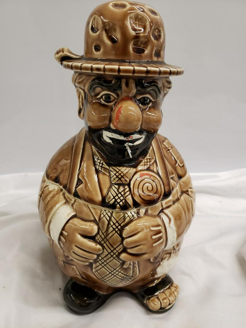 Large clown vintage cookie jar (1 of 1)