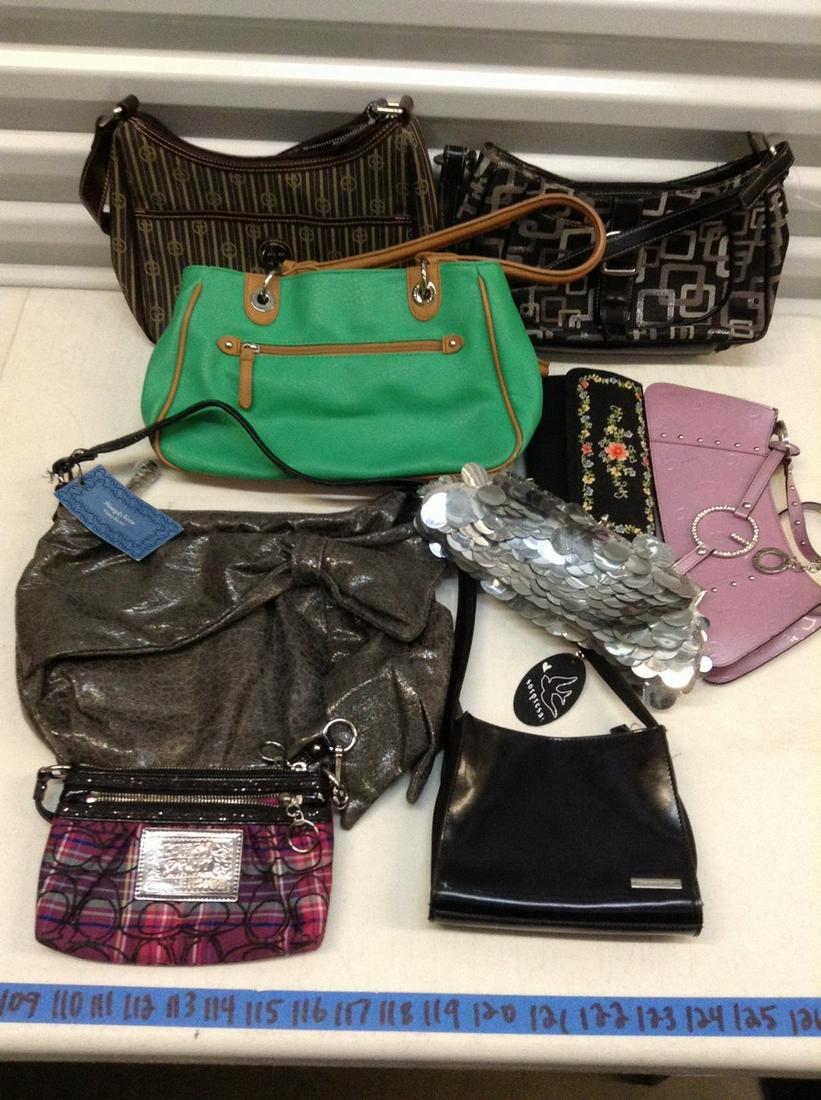 Large lot of purses Coach and more: Large lot of purses Coach and more