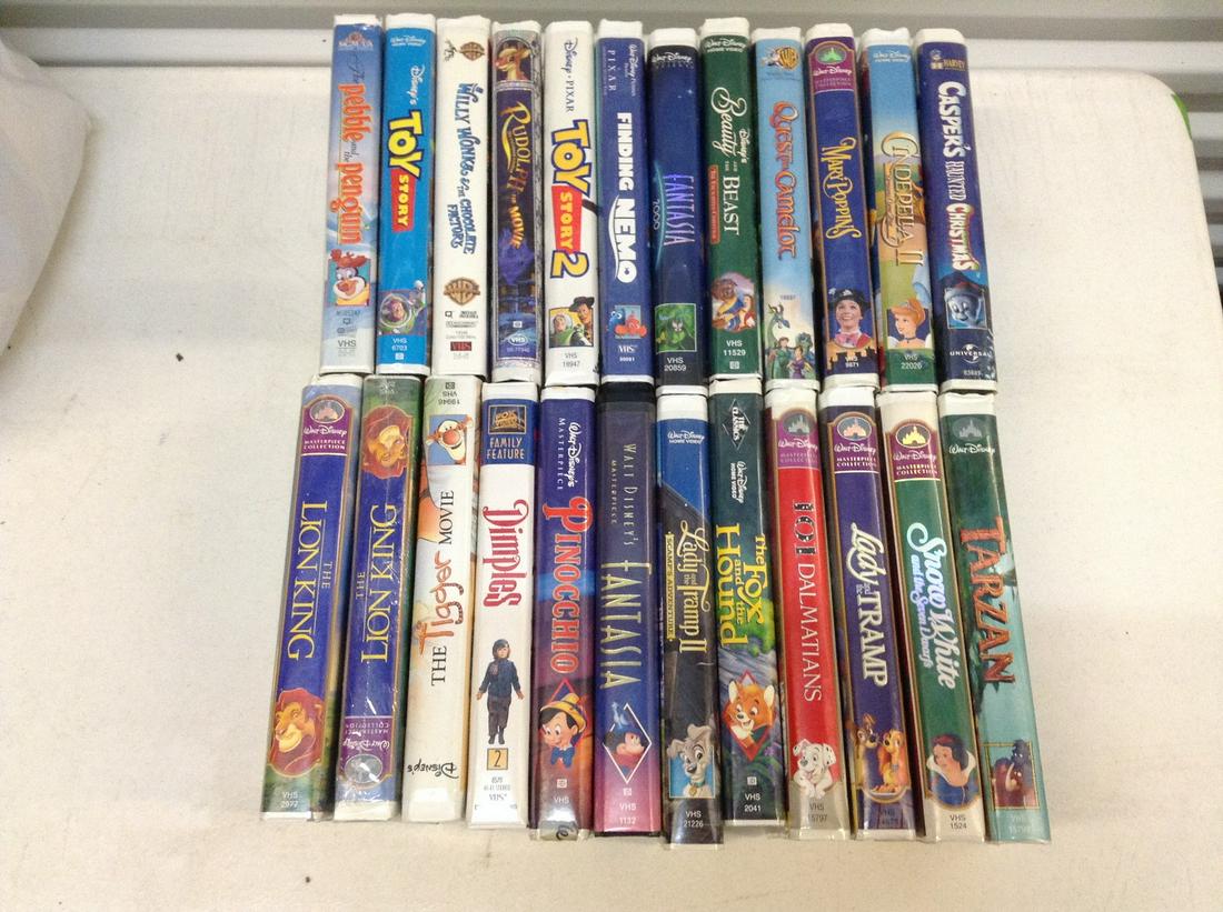 Huge lot of Disney VHS with a Black Diamond (1 of 1)