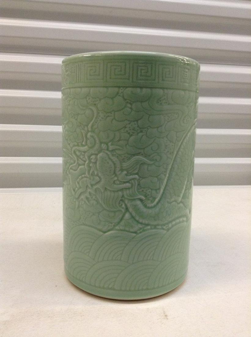 Dragon Umbrella Stand/Vase 11" tall (1 of 1)