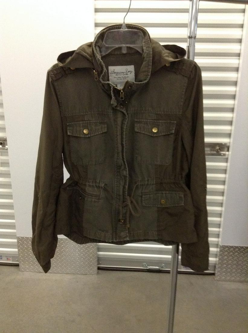 American Rag Lightweight Army Green Jacket Size L (1 of 1)