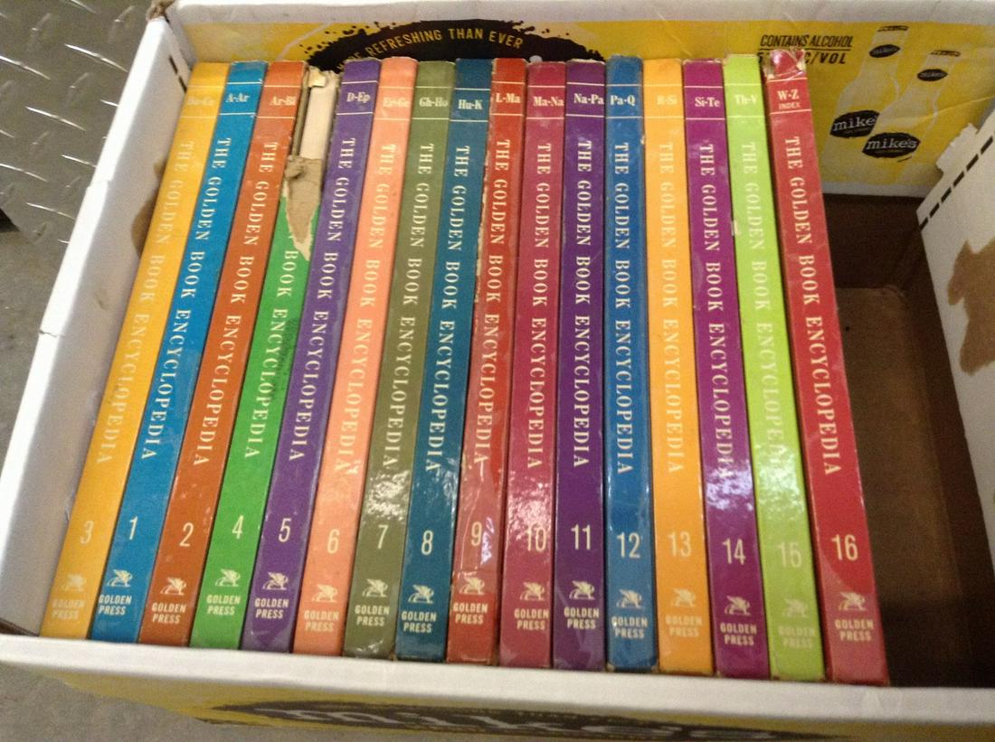 1960 Golden Book Encyclopedia Complete Set Volumes 1-16 (1 of 1)