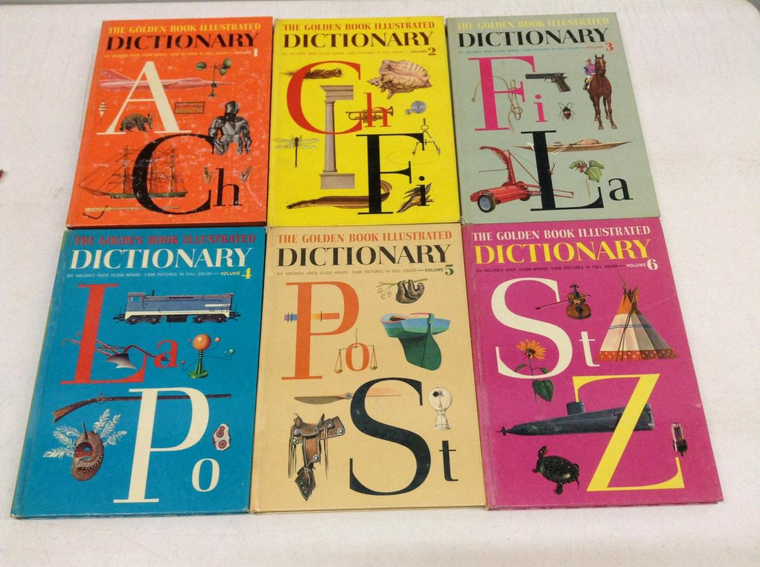 1961 Golden Book Illustrated Dictionary Complete Set (1 of 1)