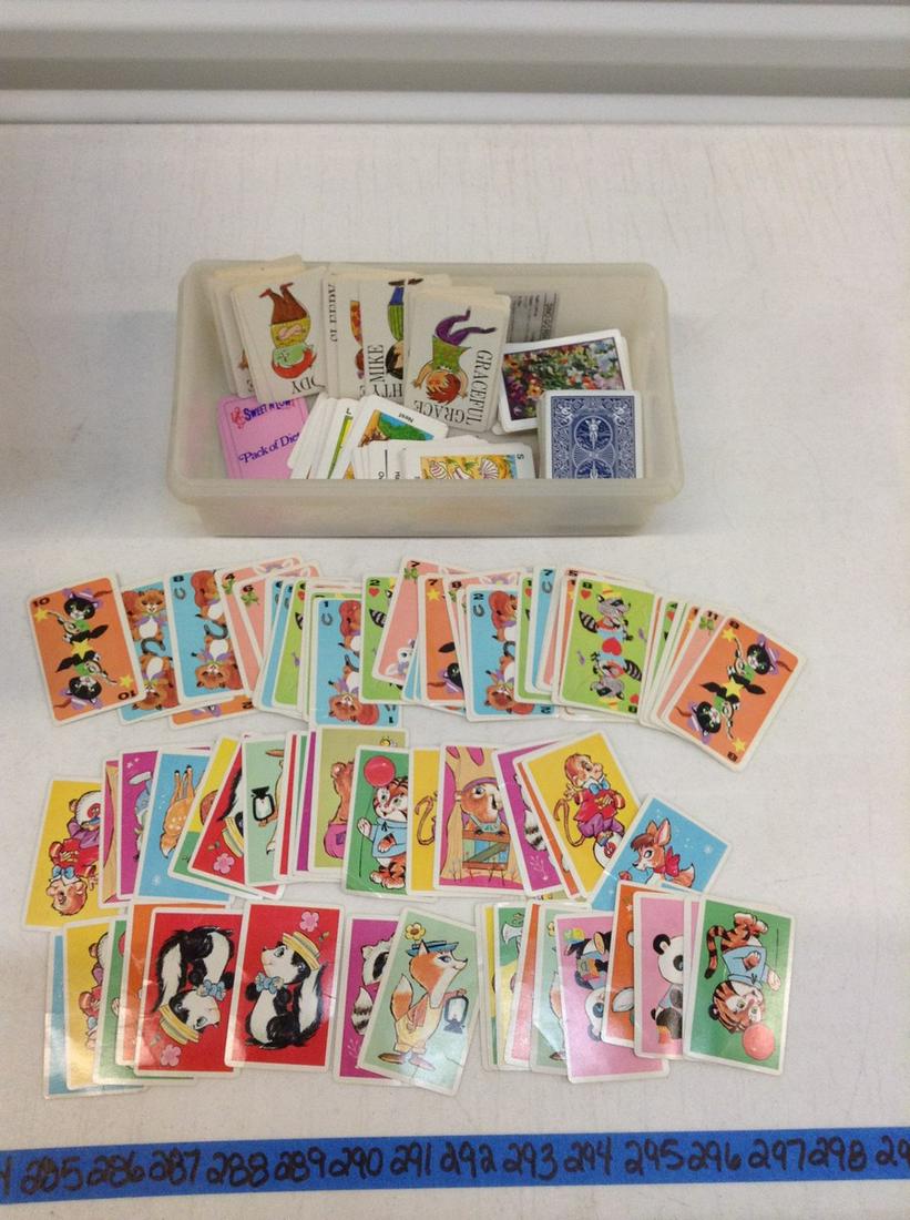 Large lot of cards from vintage games: Large lot of cards from vintage games