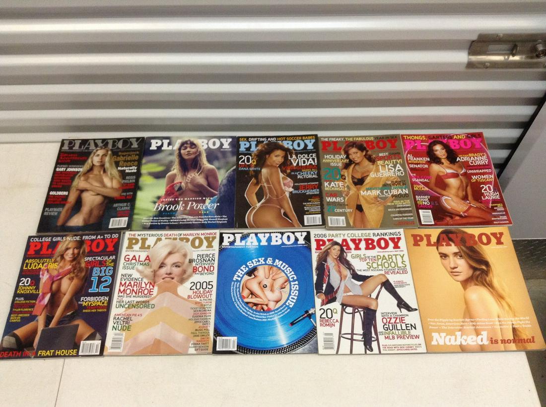 Lot of 2000s Playboys with Centerfolds: Lot of 2000s Playboys with Centerfolds