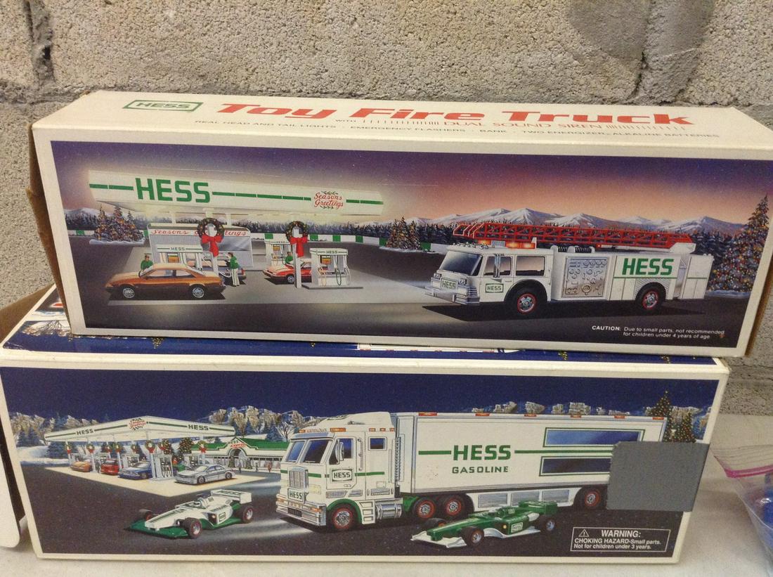 Hess Toy Fire Truck and Toy Truck and Racers Trucks in (1 of 1)