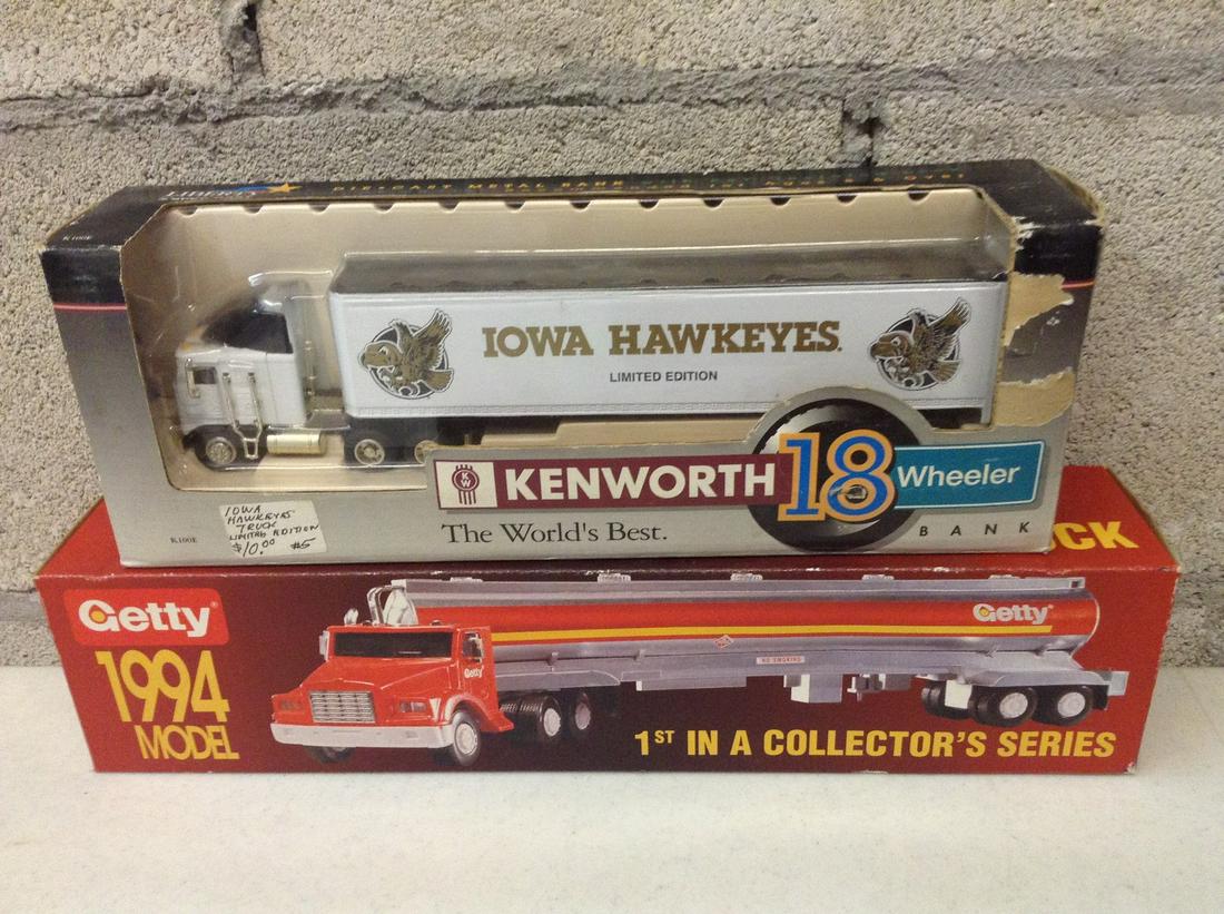 Iowa Hawkeyes Kenworth 18 Wheeler and Getty 1994 Model (1 of 1)