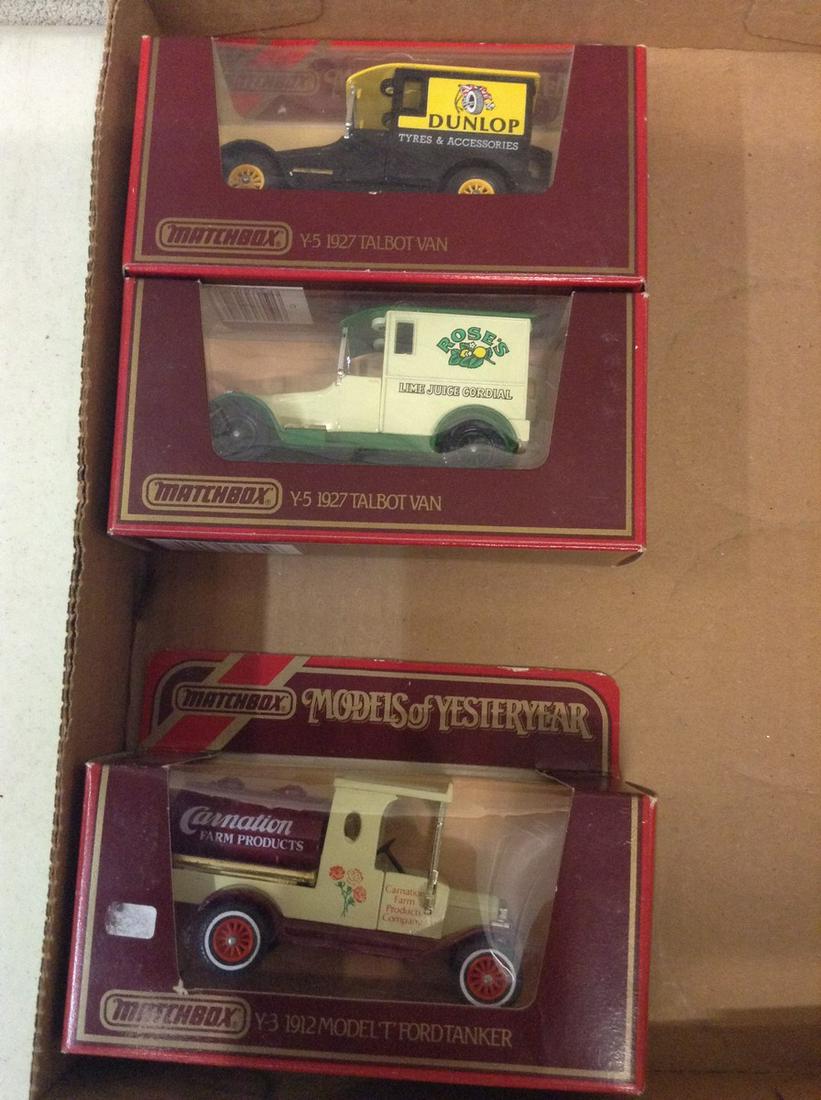 Three Matchbox Models of Yesteryear Cars (1 of 1)