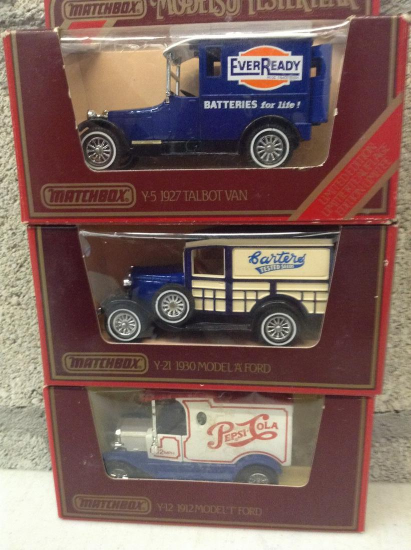 Three Matchbox Models of Yesteryear Cars (1 of 1)