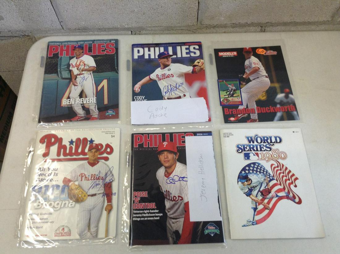 Signed Phillies Memorabilia and 1980 World Series (1 of 1)