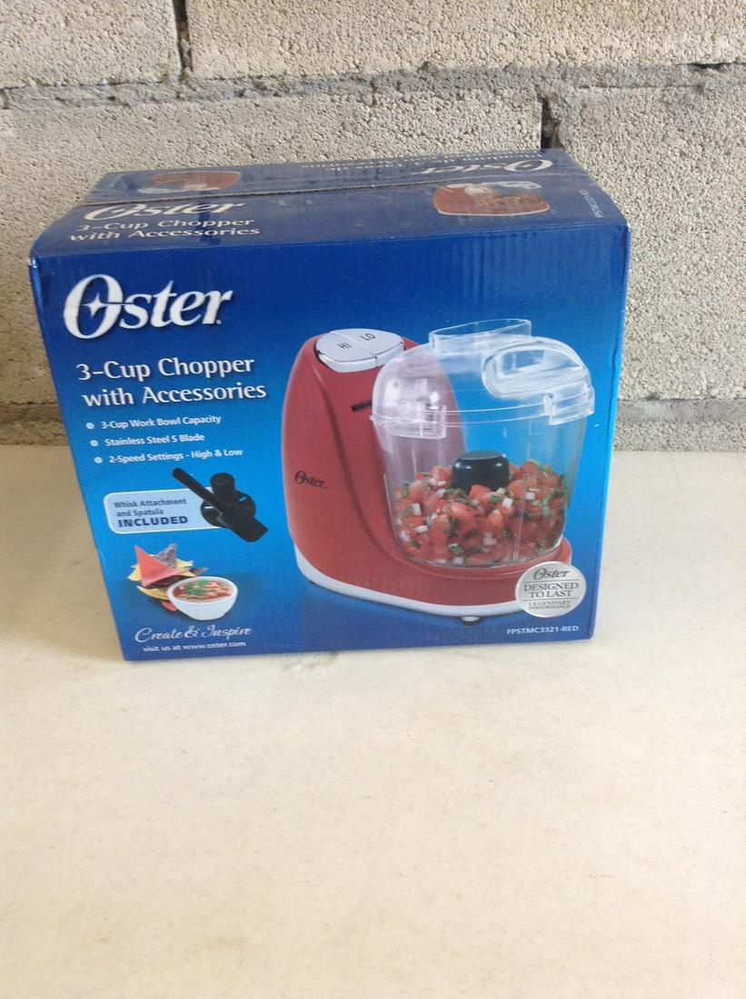 Oster 3 cup Chopper with accessories NIB (1 of 1)