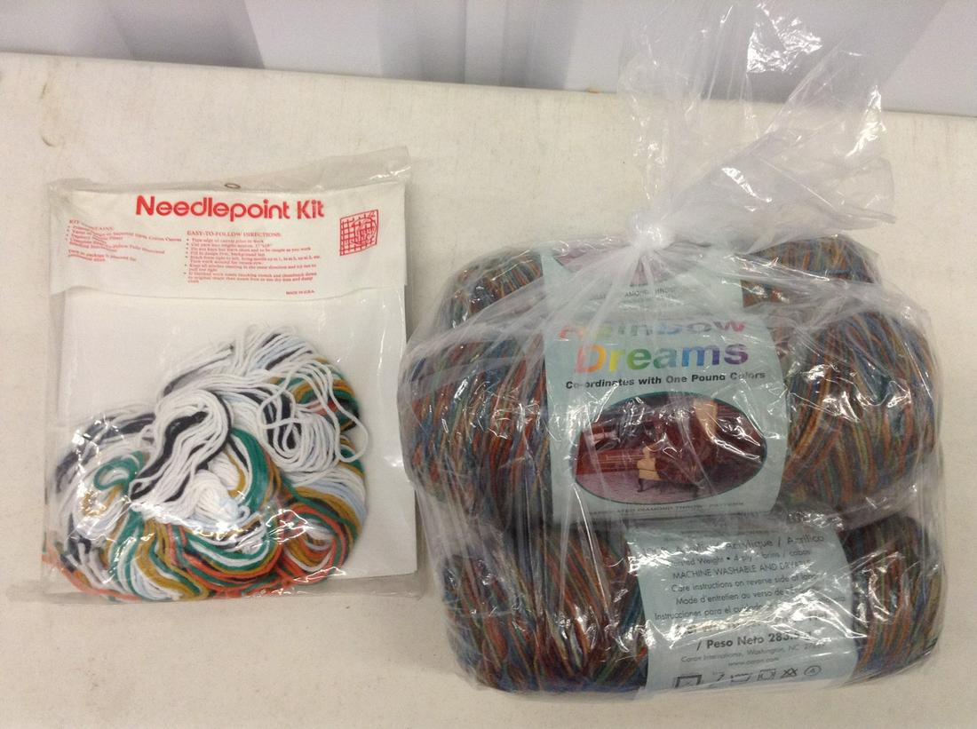 Caron Rainbow Dreams Yarn and Needlepoint Kit (1 of 1)