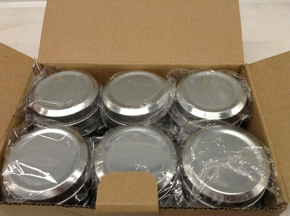 Lot of Shallow Round Steel Stackable Gemstone (1 of 1)