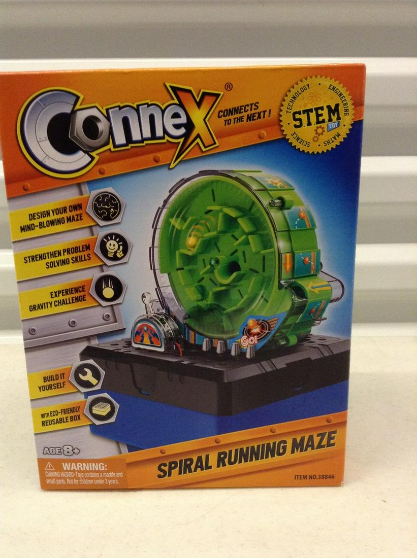 Connex STEM Spiral Running Maze in Box: Connex STEM Spiral Running Maze in Box