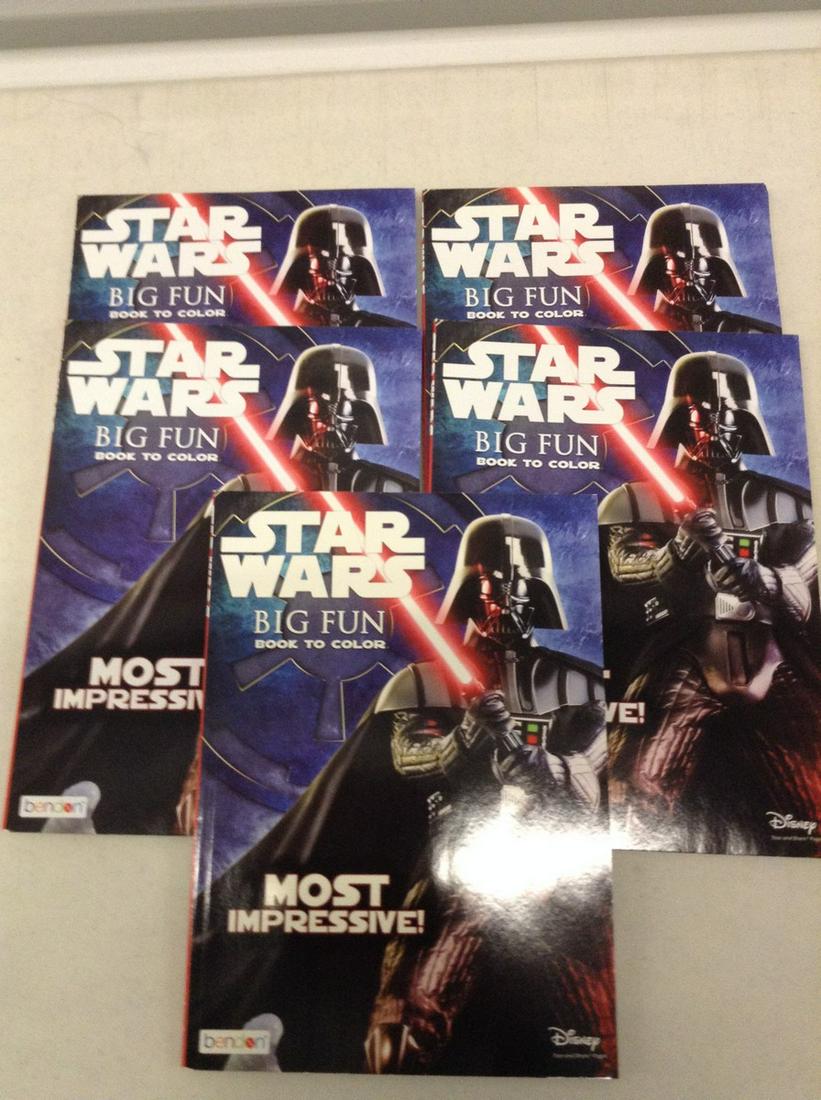 Lot of Star Wars Coloring Books (1 of 1)