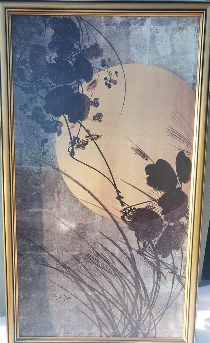Harry G.C. Packard collection of Asian art titled: Harry G.C. Packard collection of Asian art titled Autumn Grasses- approx. 35" tall