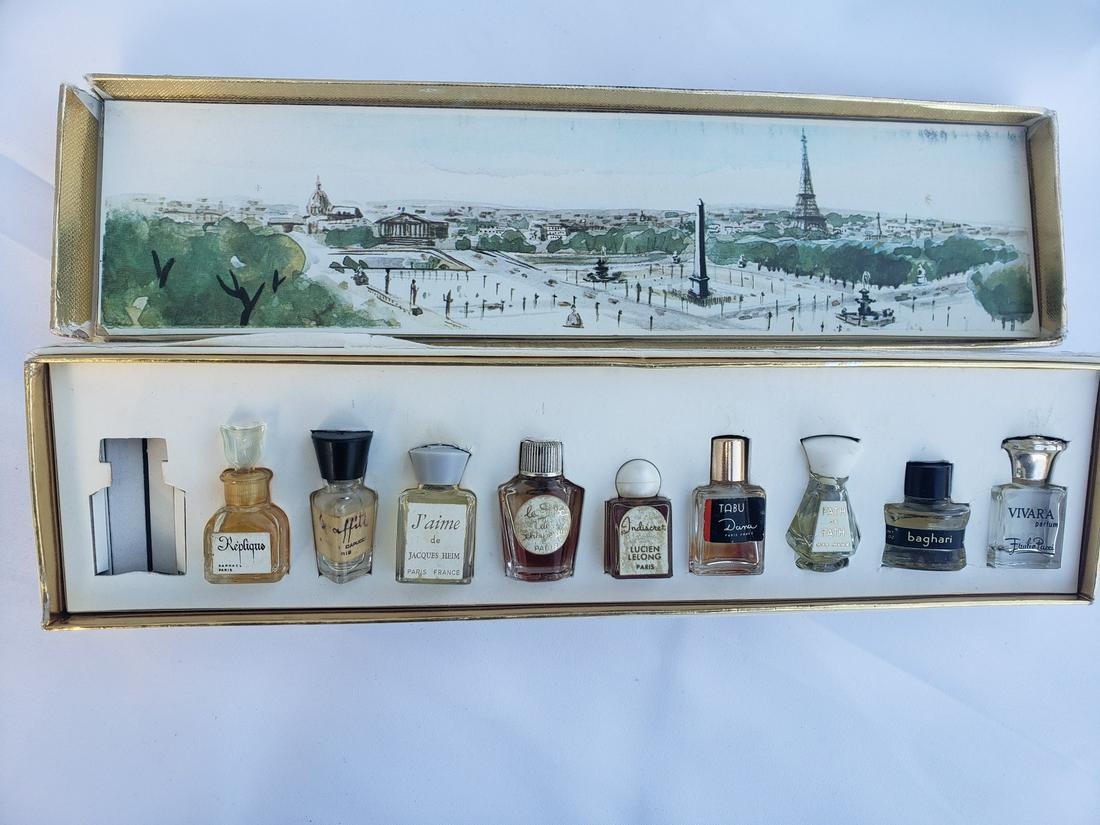 Box of mini french perfumes (1 of 1)