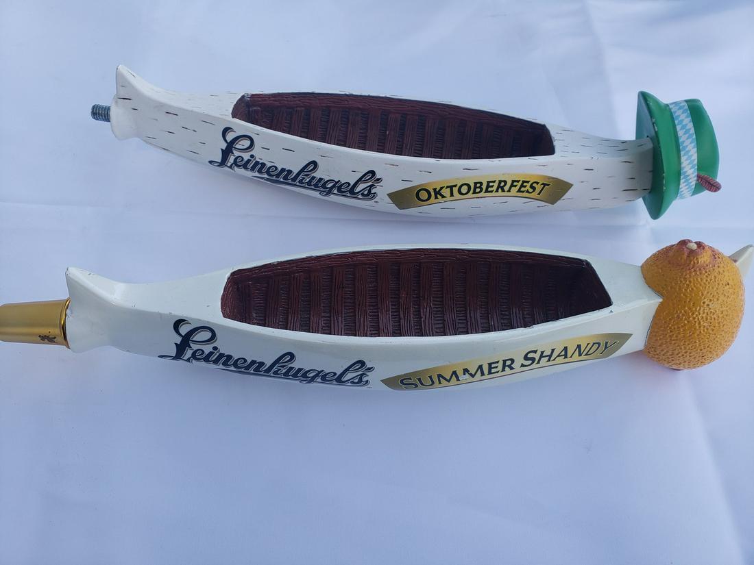 two Oktoberfest beer taps: two Oktoberfest beer taps