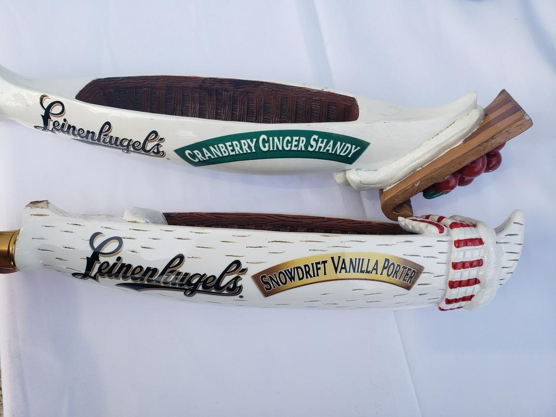 two Oktoberfest beer taps: two Oktoberfest beer taps