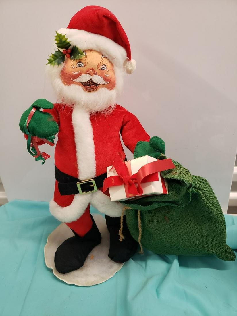Tall annalee santa doll - approx 15" tall (1 of 1)