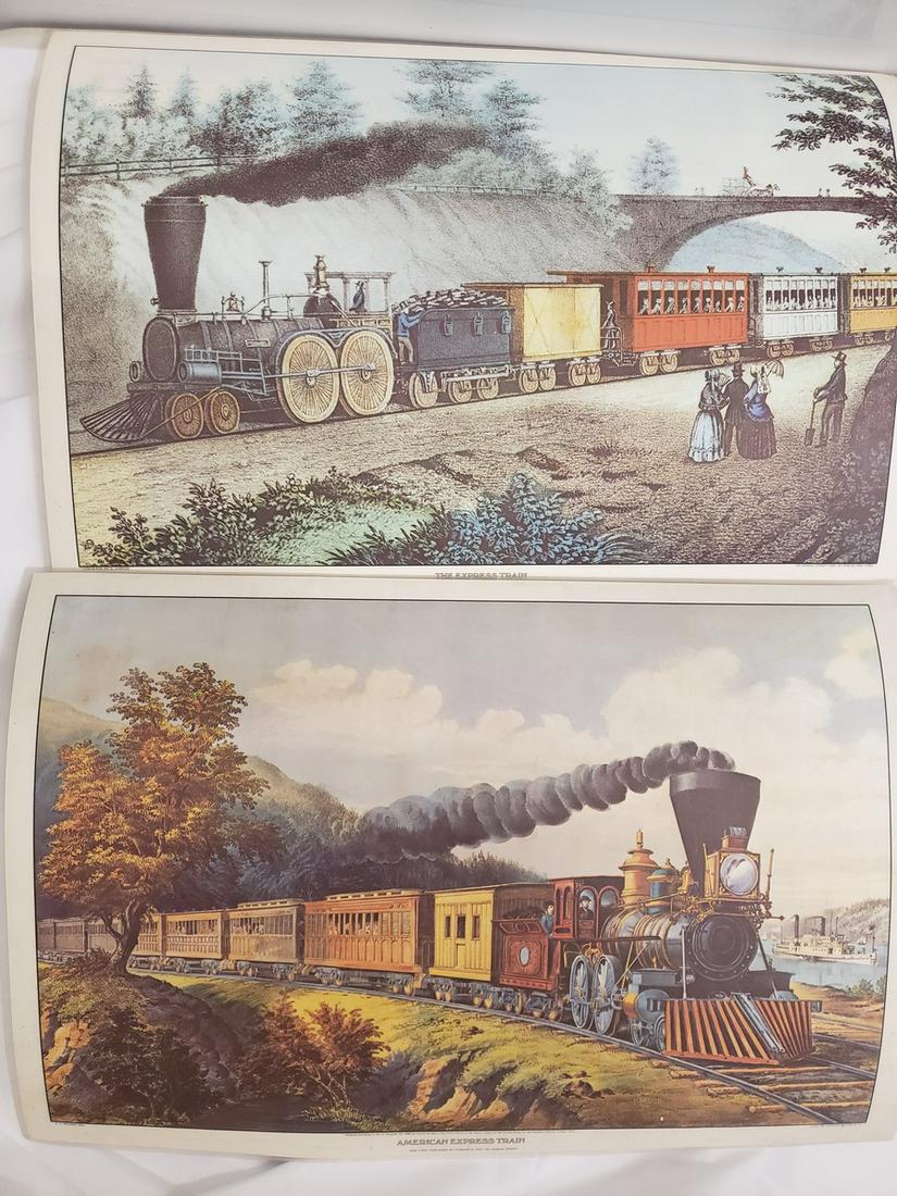 Two train pieces of artwork (1 of 1)