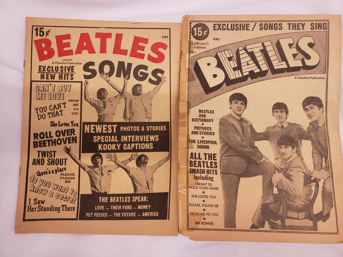 two Beatles magazines: two Beatles magazines