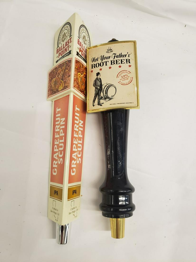two beer taps - Ballast Point and Not your Father's: two beer taps - Ballast Point and Not your Father's root beer