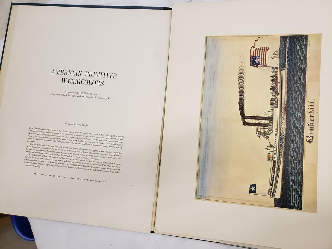 American Primitave watercolor book full of artwork (1 of 1)