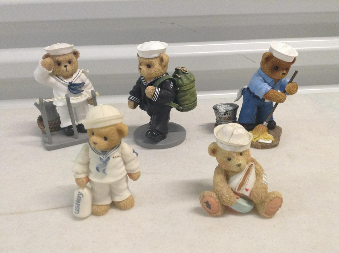 Lot of signed and numbered Cherished Teddies: Lot of signed and numbered Cherished Teddies