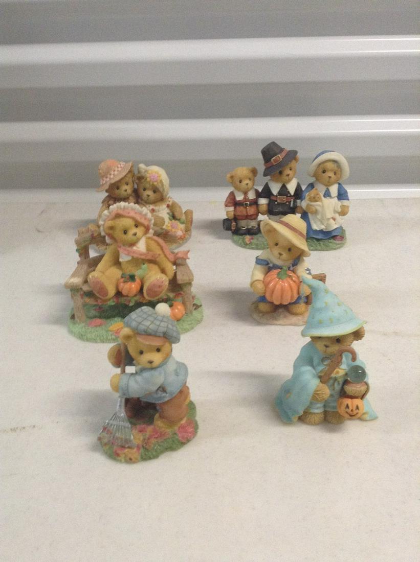 Lot of signed and numbered Cherished Teddies: Lot of signed and numbered Cherished Teddies