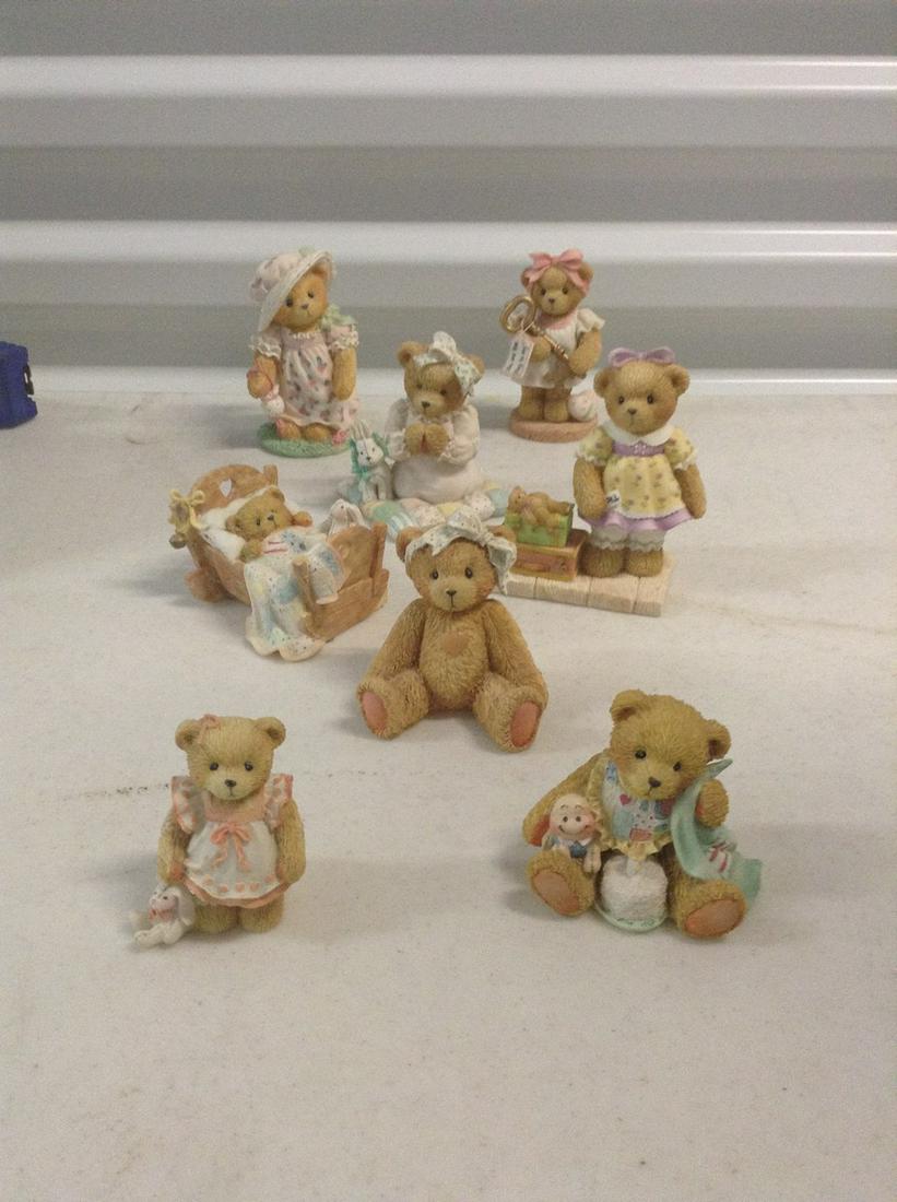 lot of signed and numbered cherished teddies: lot of signed and numbered cherished teddies