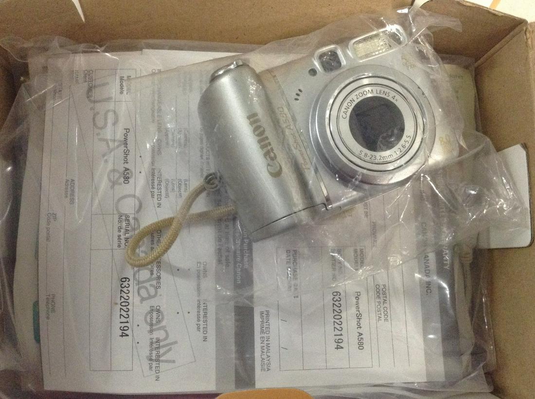 Canon PowerShot A580 Digital Camera (1 of 1)