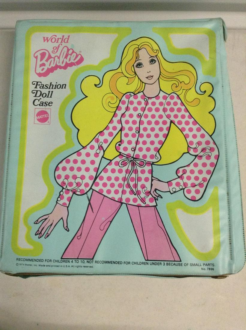 1974 Blue "World of Barbie" Case (1 of 1)