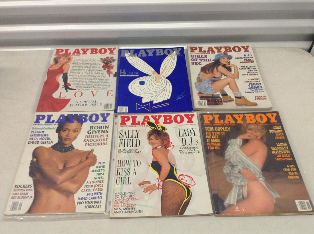 Lot of 1980s & 90s Playboys: Lot of 1980s & 90s Playboys