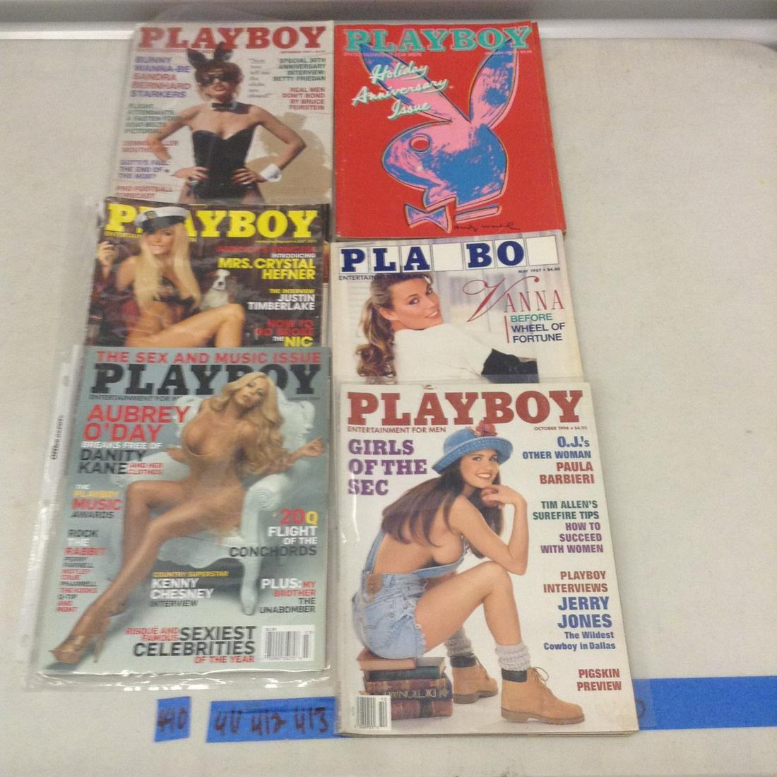 Lot of various years Playboys: Lot of various years Playboys